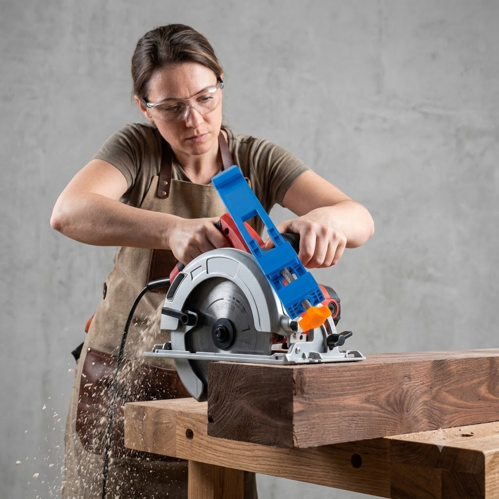 Woodworking Power Tools - Scie circulaire électrique en ABS durable,