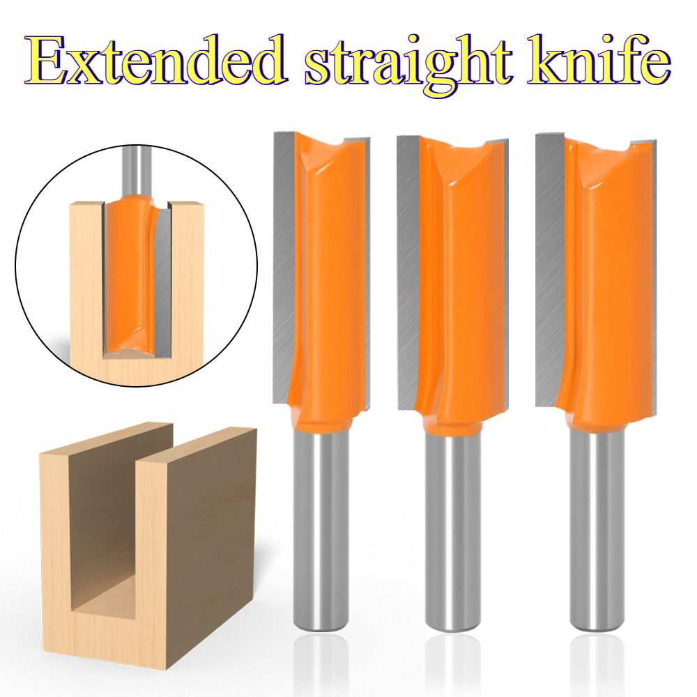 Router Bits For Woodworking - Fraise droite pour défonceuse, queue de
