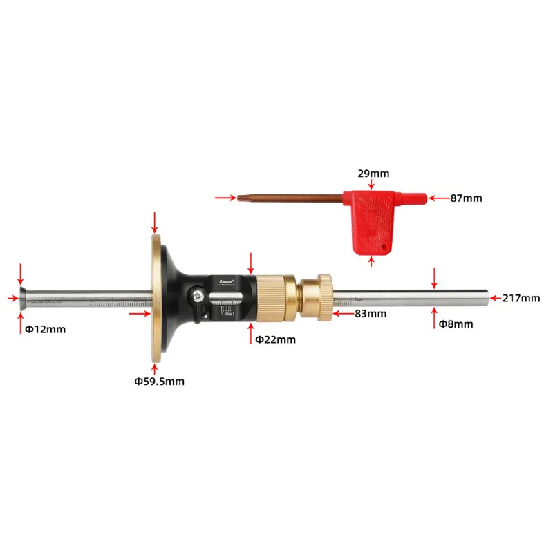 Jauge de marquage en aluminium - Woodworking Marking Gauge avis et prix