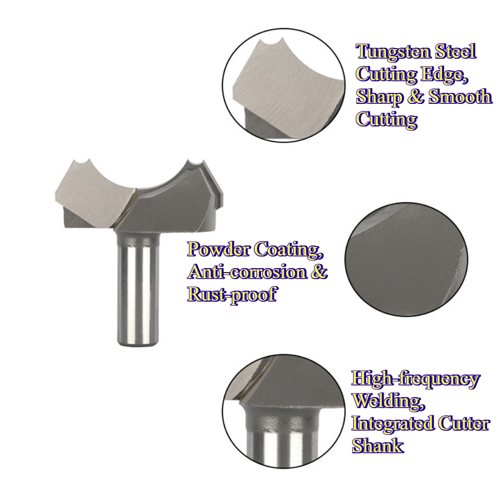 Fraise à double arc pour bois, - Router Bits For Woodworking avis et prix