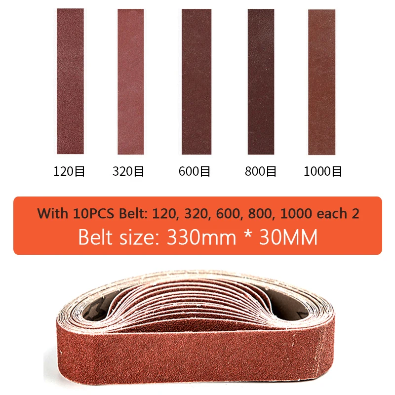 10 pièces bandes abrasives 330 - Woodworking Videos avis et prix