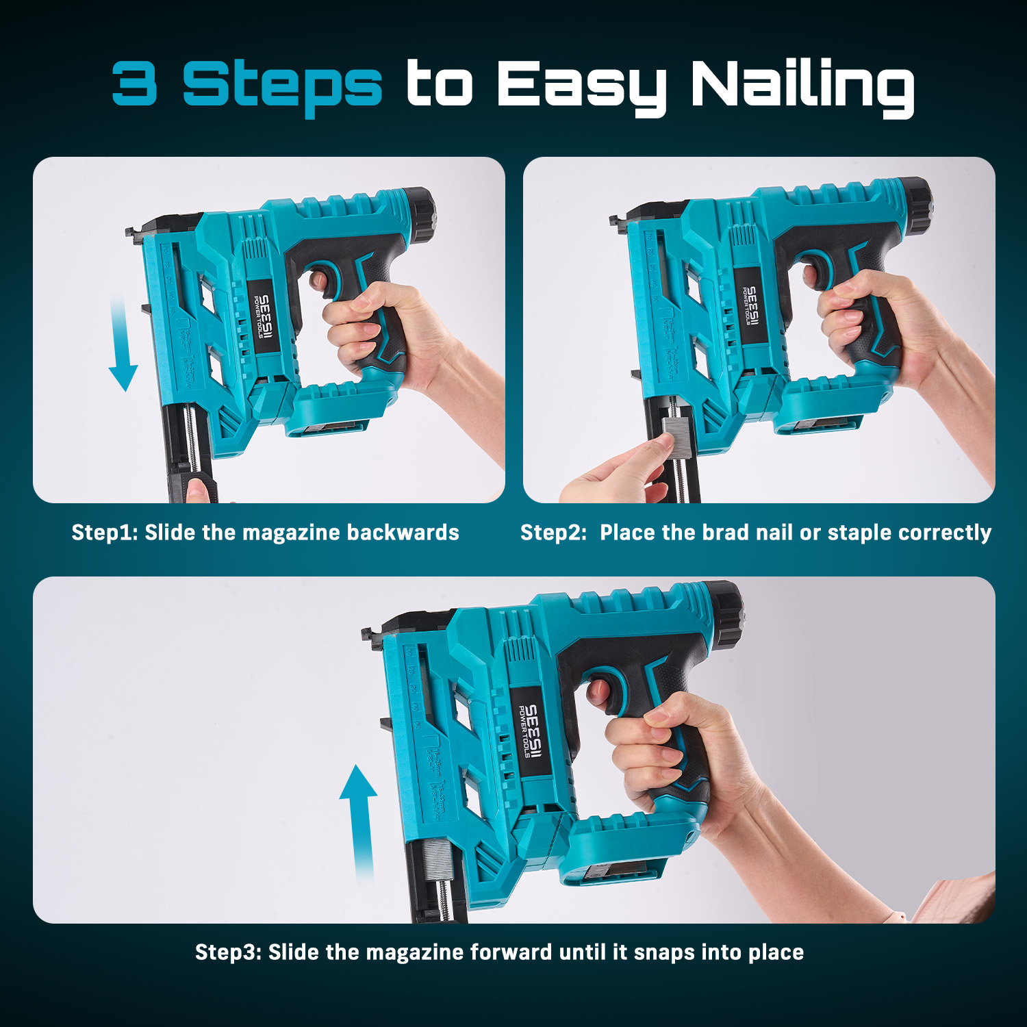 SEESII Cloueur-agrafeuse élect - Woodworking Power Tools avis et prix
