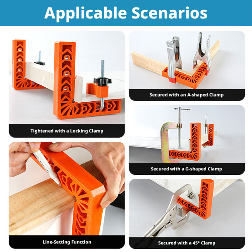90 °     Serre-joints de posit - Woodworking Right Angle Clamp avis et prix