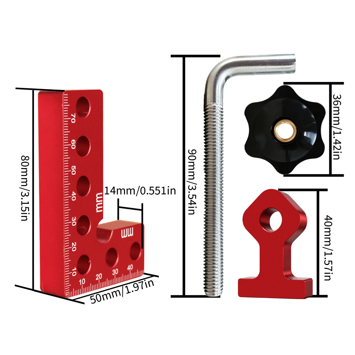 Ensemble de pinces de position - Woodworking Right Angle Clamp avis et prix