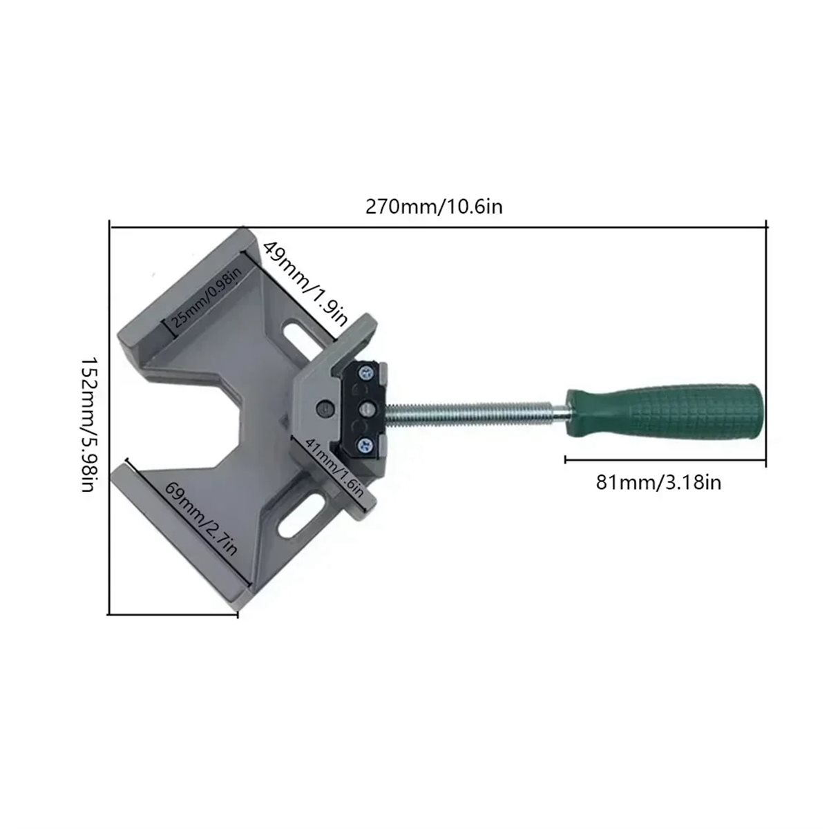 A74U Pince d'angle à 90 degrés - Woodworking Right Angle Clamp avis et prix
