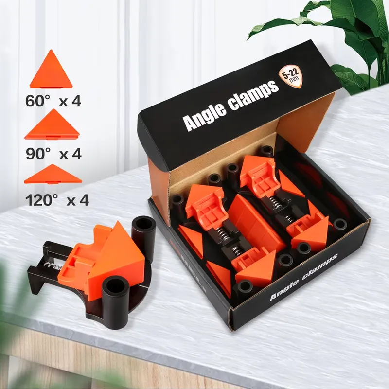EE1, lot de 4 serre-joints à 9 - Woodworking Right Angle Clamp avis et prix