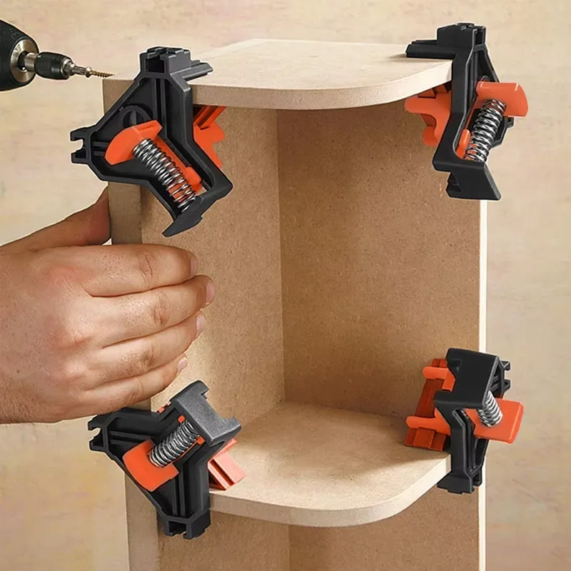 EE1, lot de 4 serre-joints à 9 - Woodworking Right Angle Clamp avis et prix