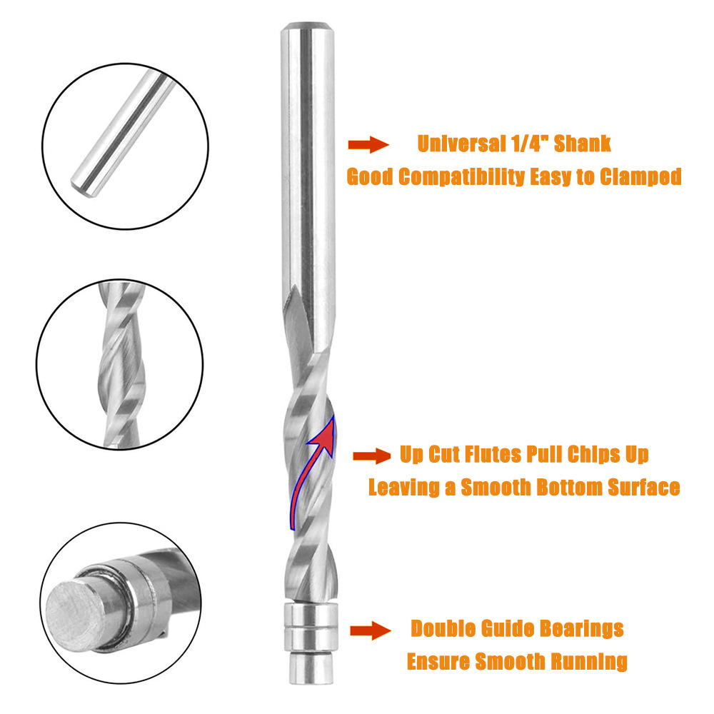 Fraise à spirale pour bordure, - Router Bits For Woodworking avis et prix