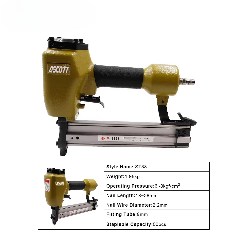 Cloueur pneumatique lourd ST38 - Woodworking Diy avis et prix