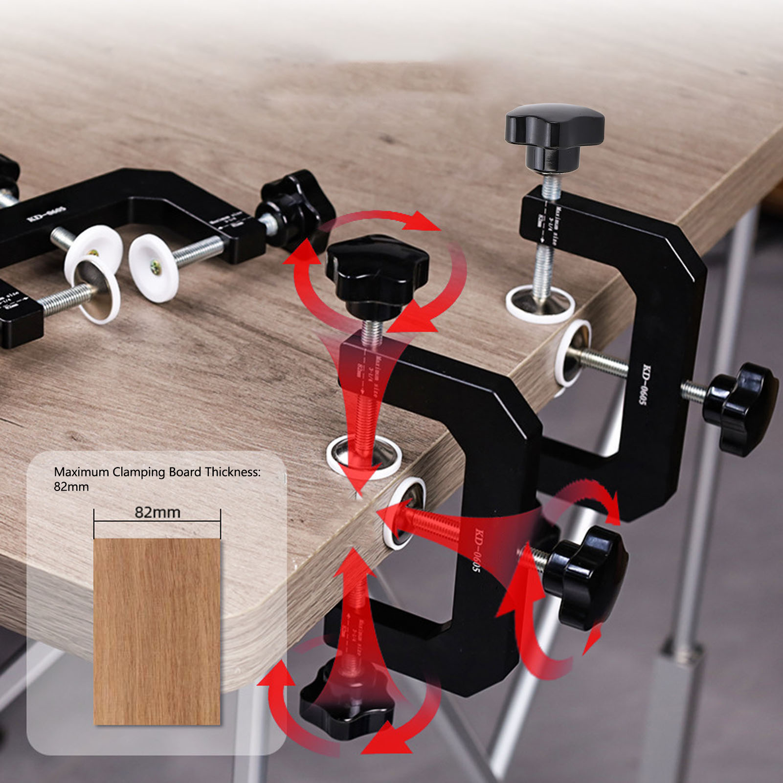 Serre-joint en G à 3 voies en  - Woodworking Vise Types avis et prix