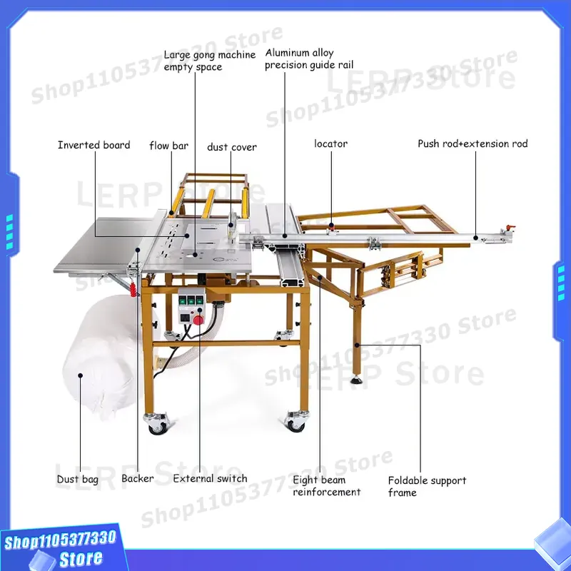 Scie à table coulissante porta - Woodworking Workshop Design avis et prix