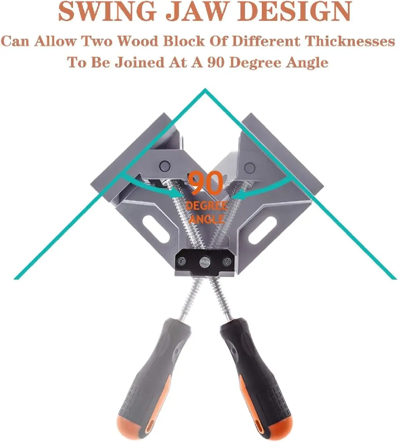 Pince d'angle à 90 degrés en a - Woodworking Right Angle Clamp avis et prix