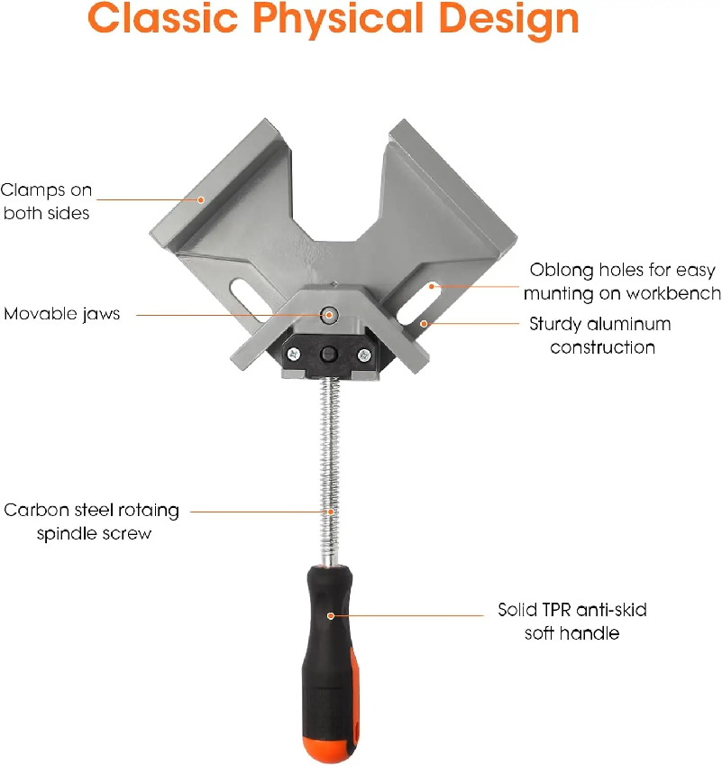 Pince d'angle à 90 degrés en a - Woodworking Right Angle Clamp avis et prix